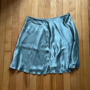 Sage Green Satin Like Skirt